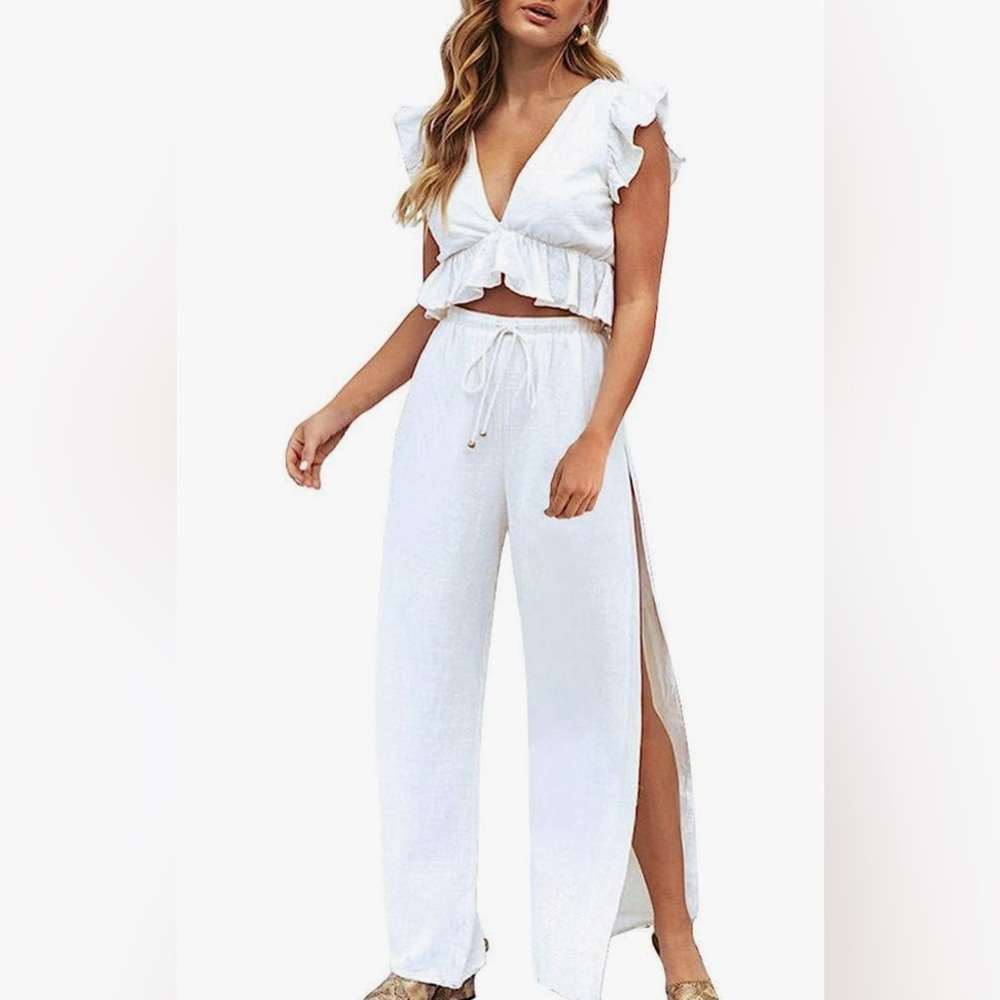 White two piece set